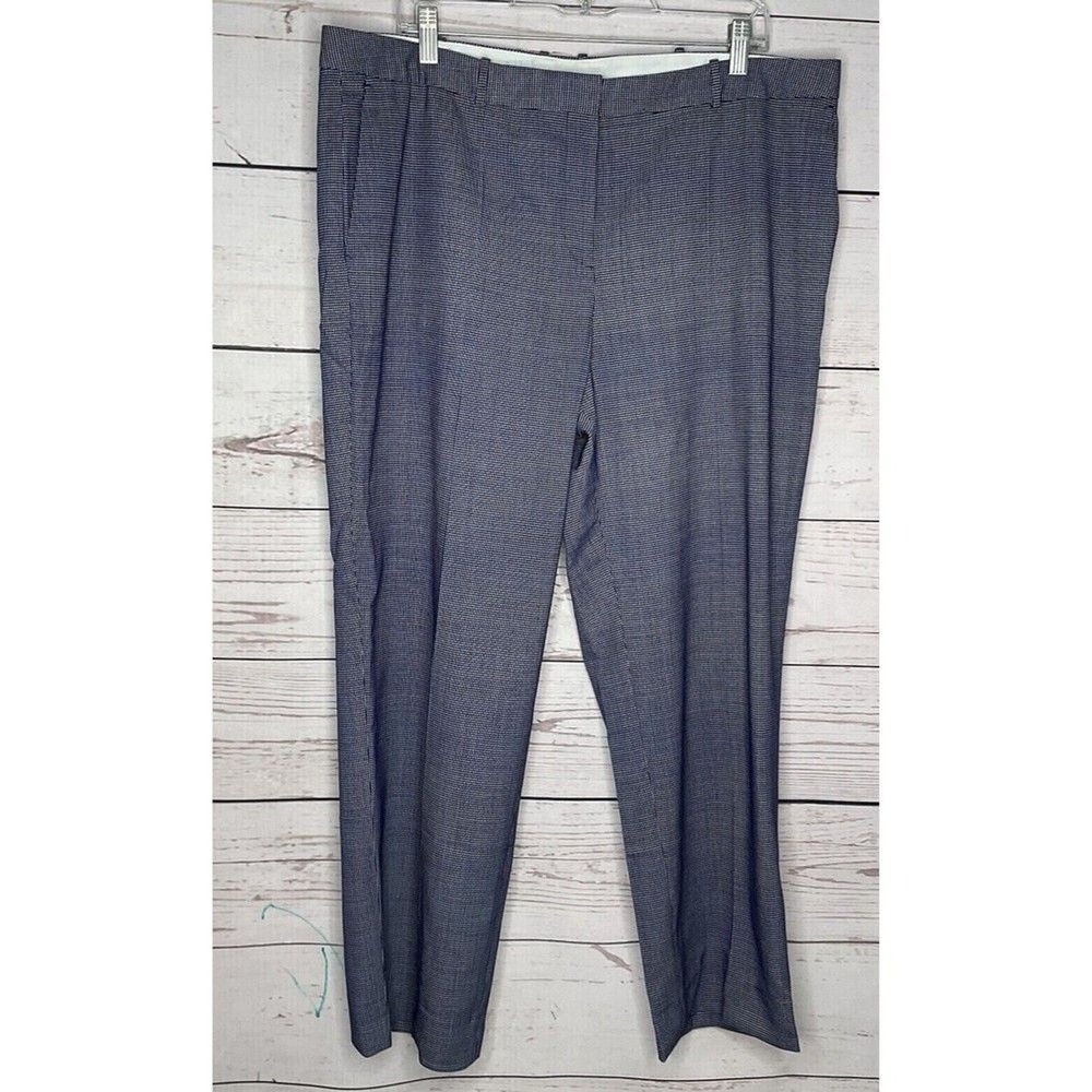 NWT Hugo Boss Tamea8 Blue Stretch Trousers Dress Pants Women 14 Turkey